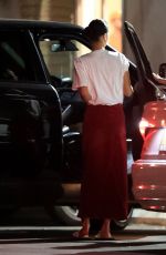 BELLA HADID Leaves a Studio in Los Angeles 11/02/2022