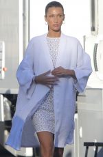 BELLA HADID on the Set of a Commercial in Malibu 11/03/2022