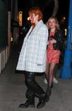 BELLA THORNE Leaves Delilah in West Hollywood 11/11/2022