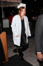 BELLA THORNE Leaves Delilah in West Hollywood 11/11/2022