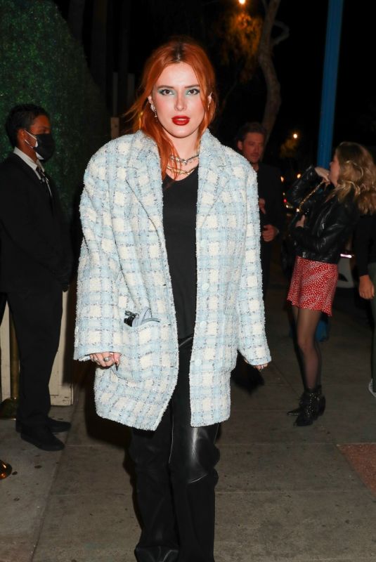 BELLA THORNE Leaves Delilah in West Hollywood 11/11/2022