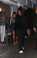 BEYONCE and Jay Z Leaves Giorgio Baldi in Santa Monica 11/27/2022