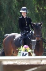 BILLIE EILISH at Horseback Riding at an Equestrian in Los Angeles 11/13/2022