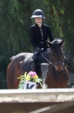 BILLIE EILISH at Horseback Riding at an Equestrian in Los Angeles 11/13/2022