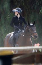 BILLIE EILISH at Horseback Riding at an Equestrian in Los Angeles 11/13/2022