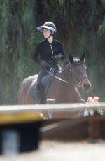 BILLIE EILISH at Horseback Riding at an Equestrian in Los Angeles 11/13/2022