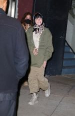 BILLIE EILISH Leaves Selena Gomez: My Mind and Me Premiere in Los Angeles 11/02/2022