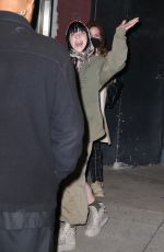 BILLIE EILISH Leaves Selena Gomez: My Mind and Me Premiere in Los Angeles 11/02/2022