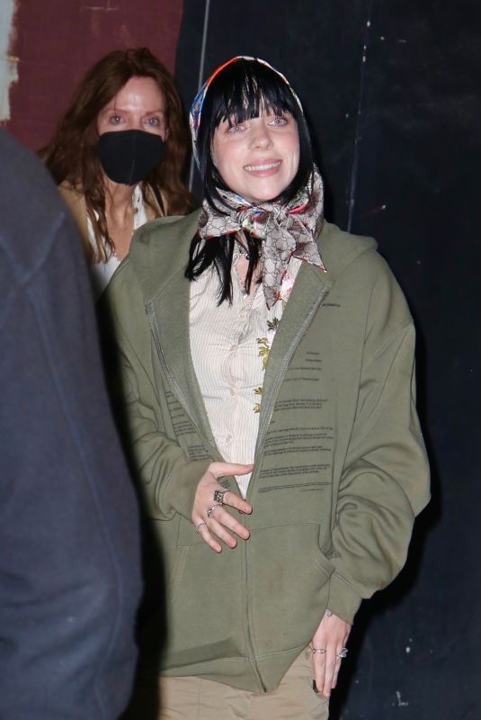 BILLIE EILISH Leaves Selena Gomez: My Mind and Me Premiere in Los Angeles 11/02/2022