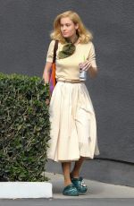 BRIE LARSON on the set of Lessons in Chemistry in Los Angeles 11/28/2022