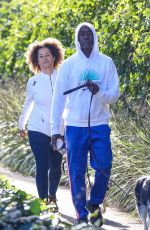 BRIGID COULTER and Don Cheadle Out Hiking in Santa Monica 11/02/2022