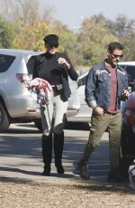 BRIGITTE NIELSEN Out at a Park in Los Angeles 11/09/2022