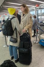 CARA DELEVINGNE at JFK Airport in New York 11/04/2022