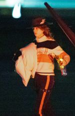CARA DELEVINGNE at Private Airport in Van Nuys 11/15/2022