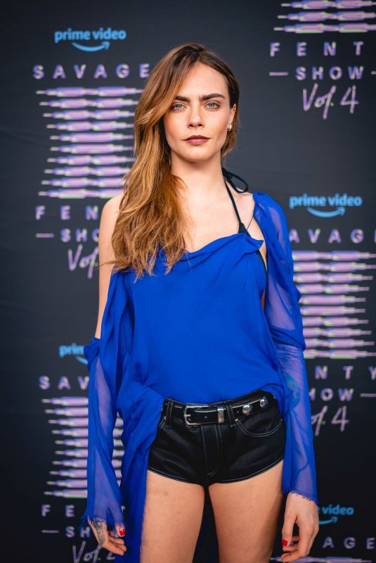 CARA DELEVINGNE at Rihanna