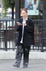 CARA SANTANA Out for Coffee in West Hollywood 11/01/2022