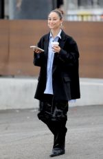 CARA SANTANA Out for Coffee in West Hollywood 11/01/2022