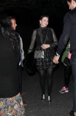 CARLY STEEL Arrives at Leonardo DiCaprio