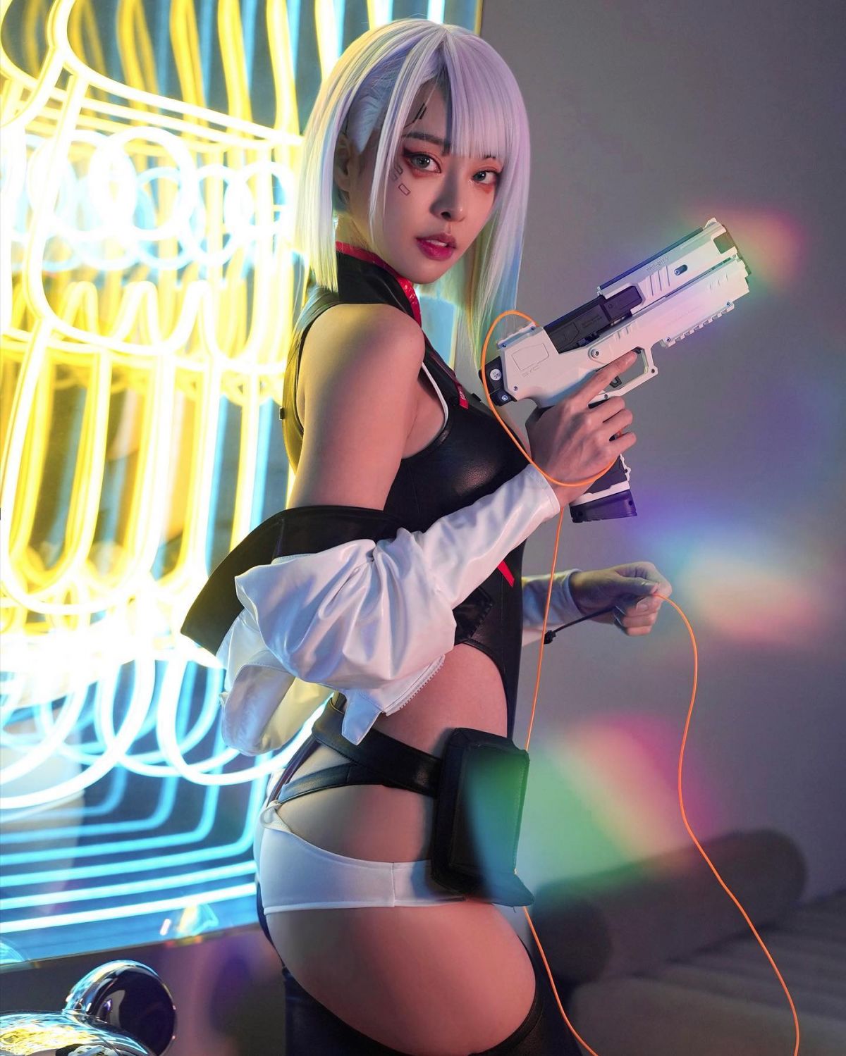 Cyberpunk cosplay girl фото 97