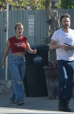 CAYLEE COWAN and Casey Affleck Out in Los Angeles 11/25/2022