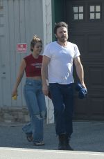 CAYLEE COWAN and Casey Affleck Out in Los Angeles 11/25/2022