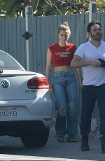 CAYLEE COWAN and Casey Affleck Out in Los Angeles 11/25/2022