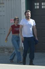 CAYLEE COWAN and Casey Affleck Out in Los Angeles 11/25/2022