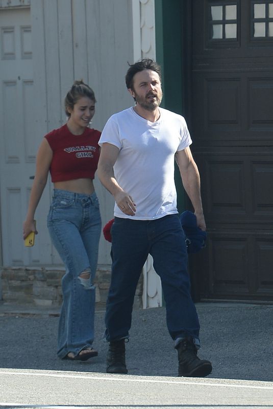 CAYLEE COWAN and Casey Affleck Out in Los Angeles 11/25/2022