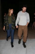 CAYLEE COWAN Arrives at Leonardo DiCaprio