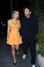 CAYLEE COWAN Leaves an Event at Fleur Room in Los Angeles 11/03/2022