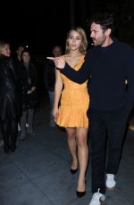 CAYLEE COWAN Leaves an Event at Fleur Room in Los Angeles 11/03/2022