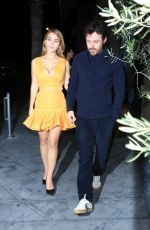 CAYLEE COWAN Leaves an Event at Fleur Room in Los Angeles 11/03/2022