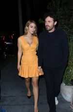 CAYLEE COWAN Leaves an Event at Fleur Room in Los Angeles 11/03/2022