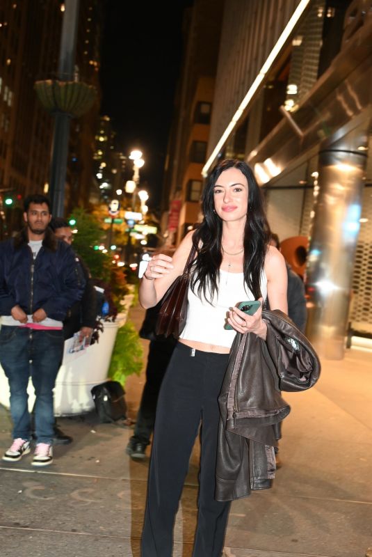 CAZZIE DAVID Leaves SNL Afterparty at Zuma in New York 10/30/2022