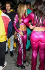 CHANTEL JEFFRIES Arrives at Halloween Party at Delilah in West Hollywood 10/31/2022