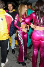 CHANTEL JEFFRIES Arrives at Halloween Party at Delilah in West Hollywood 10/31/2022