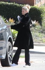 CHARLOTTE MCKINNEY Out for Coffee in Santa Monica 11/16/2022
