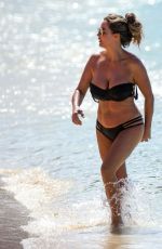 CHERYL DUNN in Bikini at a Beach in Barbados 11/23/2022