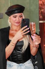 CHLOE, DEMI and FRANKIE SIMS at PrettyLittleThing Showroom on Melrose Ave in Los Angeles 11/12/2022