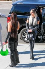 CHLOE, DEMI and FRANKIE SIMS Visiting UTA in Beverly Hills 11/11/2022