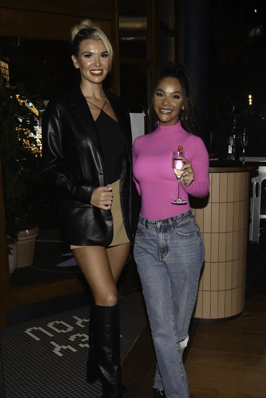 CHRISTINE MCGUINNESS and CHELSEE HEALEY at Zizi Launch in Chester 11/23/2022