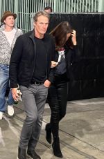 CINDY CRAWFORD and Rande Gerber Arrives at Bono Concert at The Orpheum Theatre in Los Angeles 11/14/2022