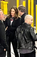 CINDY CRAWFORD and Rande Gerber Arrives at Bono Concert at The Orpheum Theatre in Los Angeles 11/14/2022