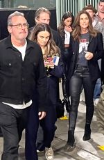 CINDY CRAWFORD and Rande Gerber Arrives at Bono Concert at The Orpheum Theatre in Los Angeles 11/14/2022