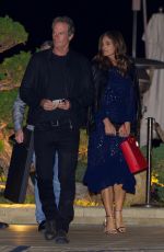 CINDY CRAWFORD and Rande Gerber at Nobu in Malibu 11/03/2022