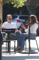 CINDY CRAWFORD and Rande Gerber Out for a Coffee Date in West Hollywood 11/06/2022