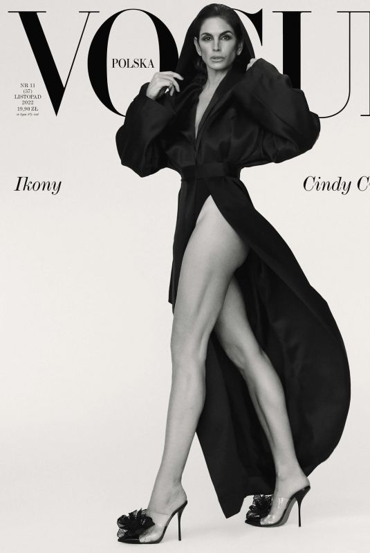 CINDY CRAWFORD for Vogue Magazine, Poland November 2022