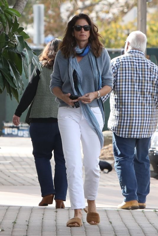 CINDY CRAWFORD Out and About in Malibu 11/11/2022