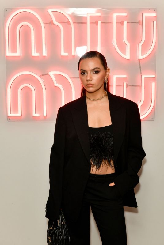 DAFNE KEEN at Mmiu Miu Holiday Party in London 11/23/2022
