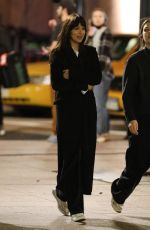 DAKOTA JOHNSON on the Set of Madame Web in Boston 11/13/2022